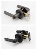 Zinc Alloy American Style Privacy Handle Lock for Bathroom, Restroom, or Storage Room