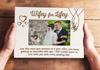 Darling Souvenir MADE WITH LOVE Personalized Wood Engraved Wedding Couple Picture Frame, Tabletop White Photo Frame (Wifey For Lifey)