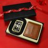 First Layer Cowhide Men'S Belt Wallet Gift Box Automatic Buckle Belt Wallet Combination High-End Gift Set