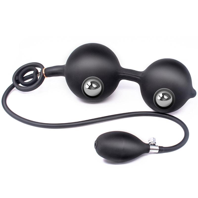 Wibrator Nadmuchiwany Korek Analny Ogromny Korek do Pośladków Dildo Pompka Rozszerzanie Pochwy Anusa Masażer Prostaty Zabawki Seksualne dla Kobiety Mężczyzny Geja