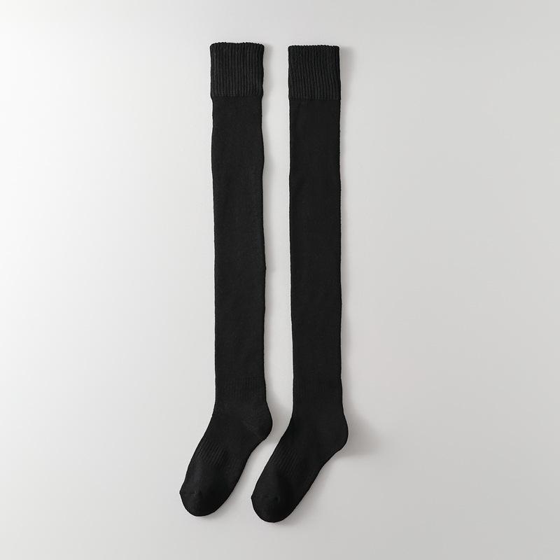 Zosilnené froté podkolienky Detské zimné teplé a proti chladu chrániče kolien Stehenné ponožky Jednofarebné Japonské JK pančuchy Dámske ponožky Dlhé