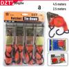 15" Tie-Down Strap with Double Hook Ratchet Tightener, 25mm Wide.
