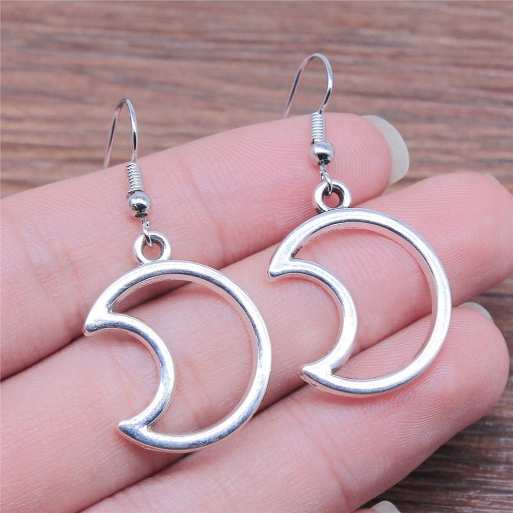 Ohrhänger Sonne Mond Vintage Schmuckzubehör Ohrringgröße 18x19mm QE030