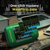 BSIDE OT2 Mini Digital Oscilloscope New Model 10MHZ Sampling 48MS/s Speed Large Screen PC Waveform Data Storage  Auto Tester