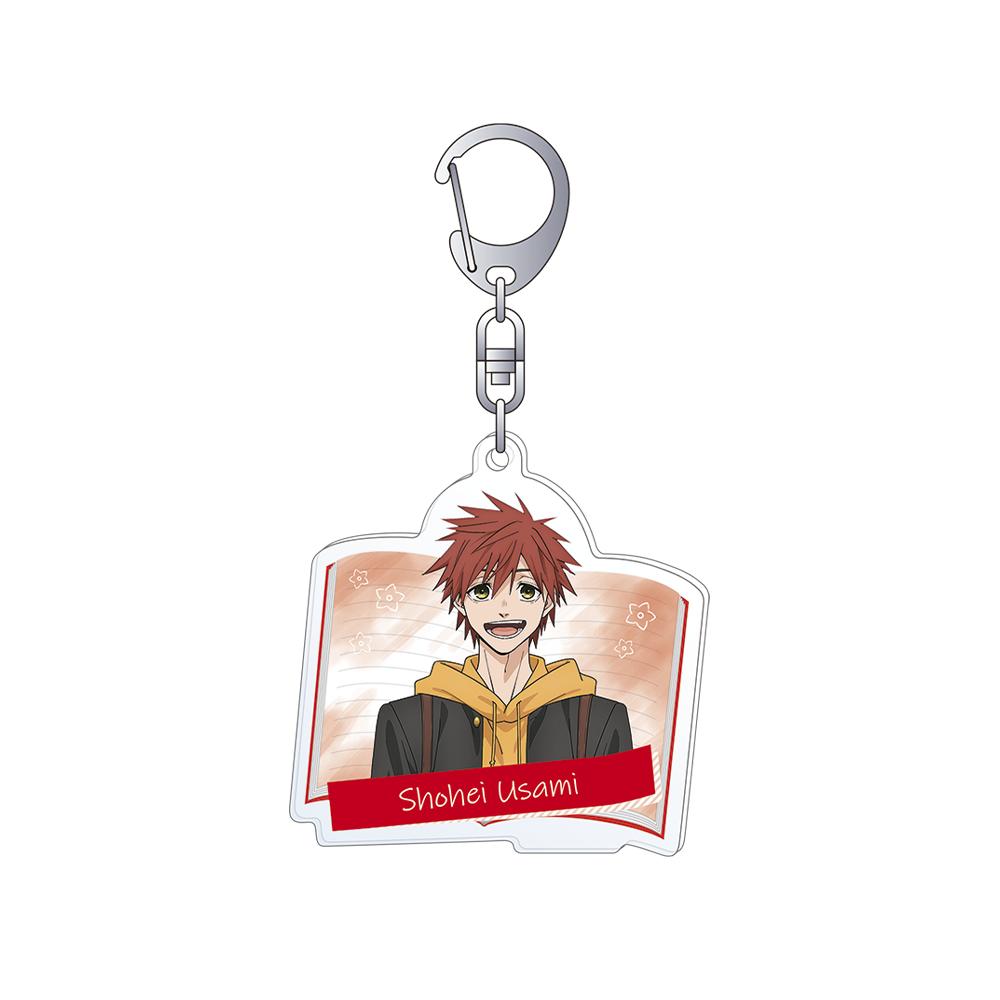 

The Fragrant Flower Blooms with Dignity Rimtaro Tsumugi Kaoruko Waguri Shohei Usami Official Acrylic Keychain Bag pendant Gifts 6 cm