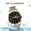 New Casual Men's Watches Stainless Steel Band Wristwatch Big Dial Quartz Clock with Luminous Waterproof Watch Business Chronograph