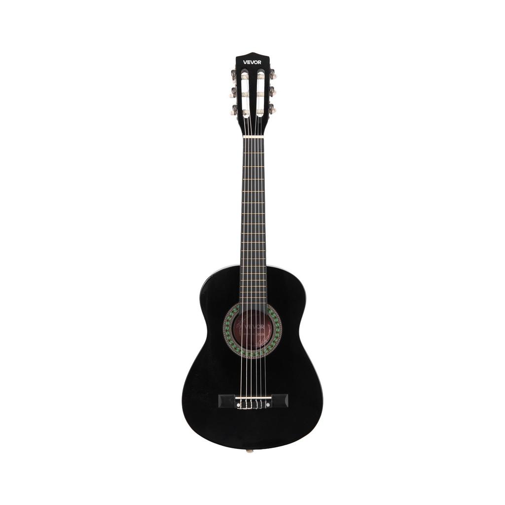 VEVOR Classical Guitar, 780 Mm, Wood Classical Guitar Starter Kit for Beginners, with Nylon Strings, Gig Bag, Strap, Tuner, Extra Strings, Picks