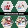 Colorful Snowman Figurine Resin Decoration for Holiday Decors Christmas Snowman Display for Mantles Window Sill