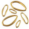 6pcs 2pcs Stainless Steel Irregular Geometric Oval Connectors Hollow Frame Bezel Charms for DIY UV Resin Earrings Jewelry Making