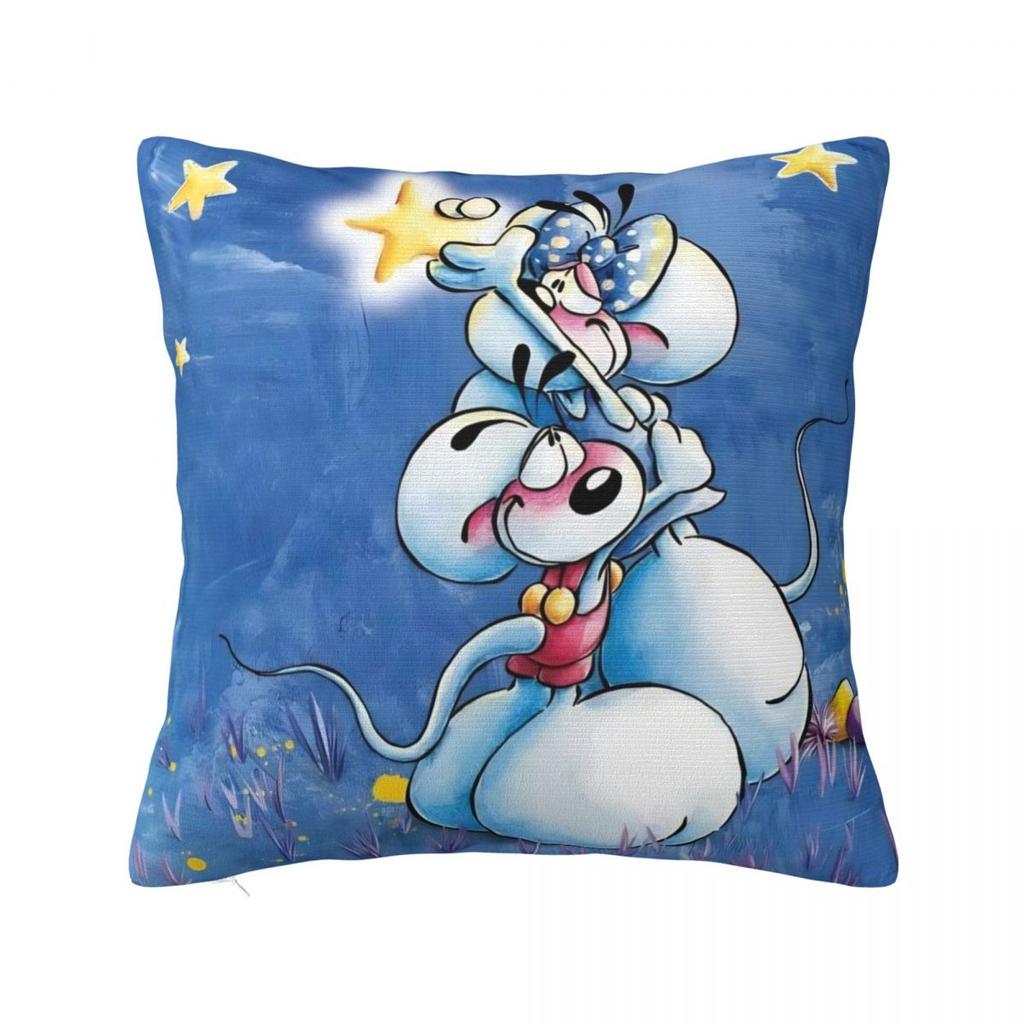 Diddl Cartoon Pillow Cases Cushion Cover Fashion Decorative Throw Pillow Case Cover For Living Room 40X40Cm