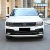 Front Bumper Mesh Center Grille Grill Moulding Strips Cover Trim For Tiguan MK2 2016- Car Styling Decoration Accessories