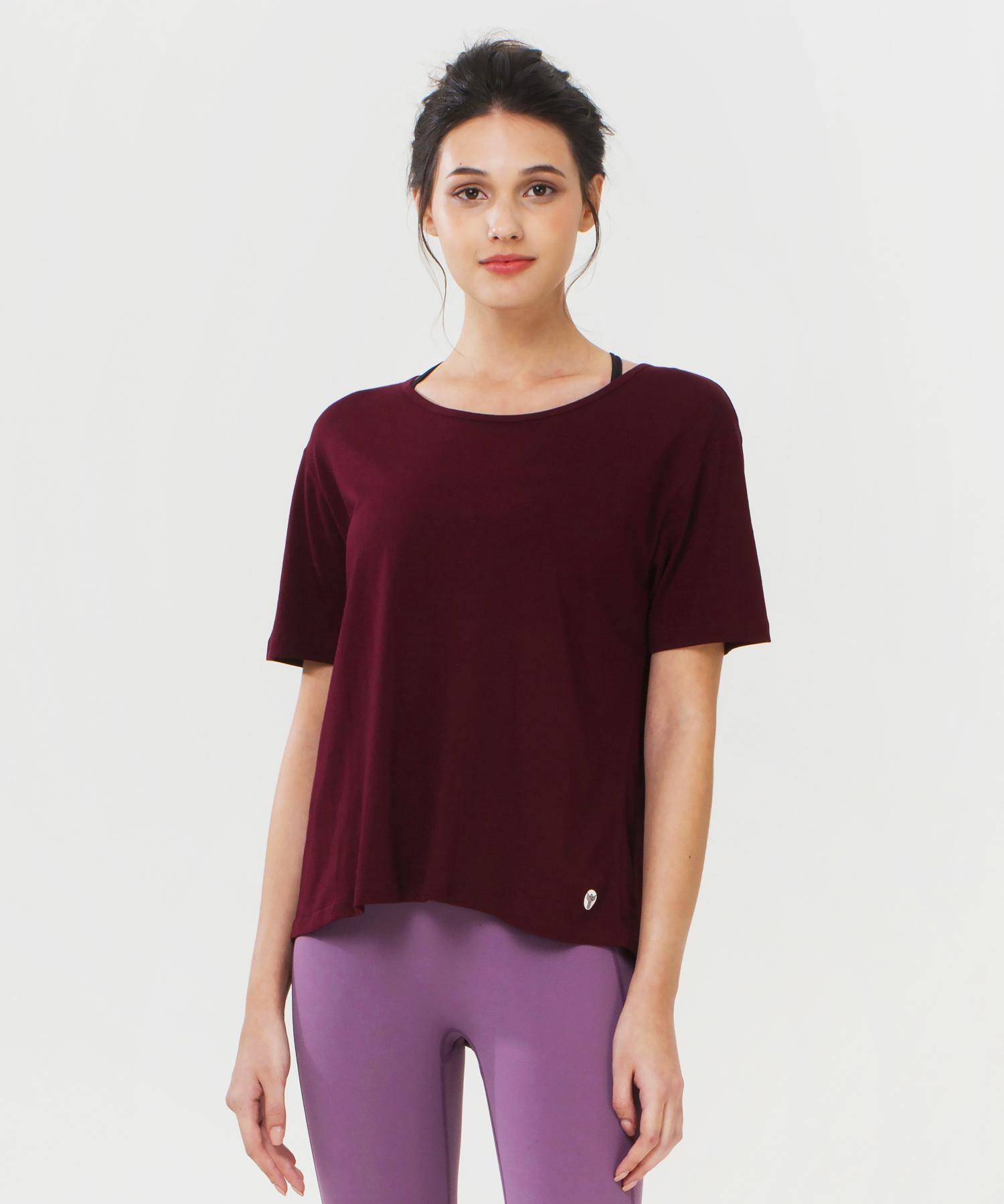 Reina Mora Various Cover Top Burgundy [M-55-66] T110