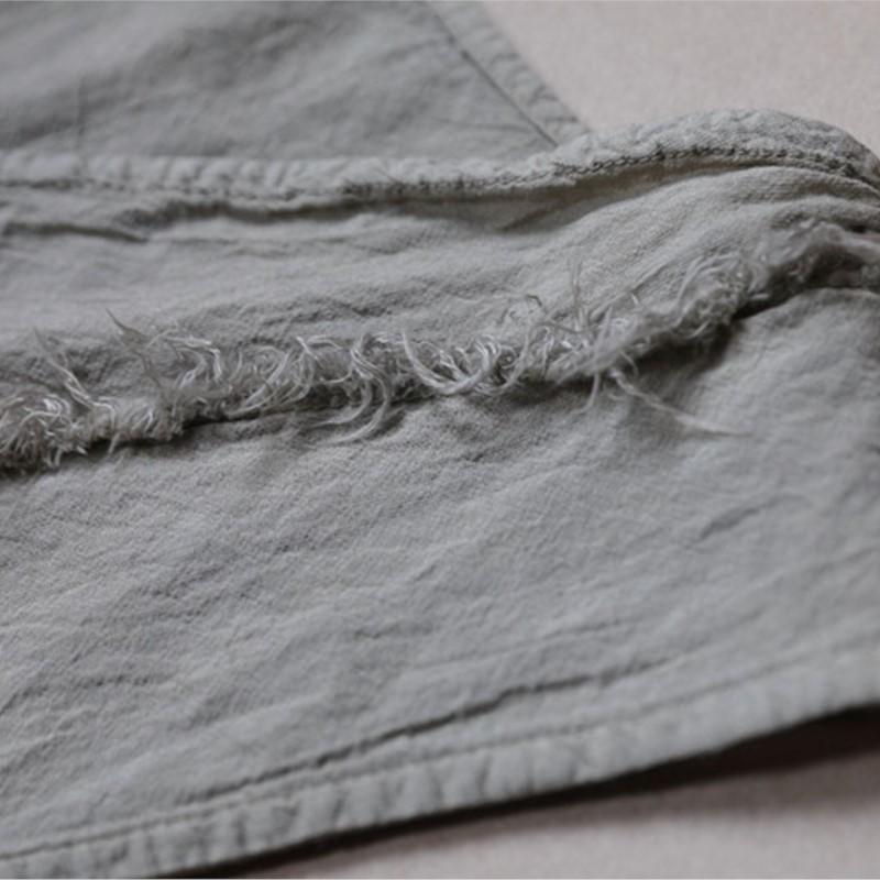 Johnature Dámské tílka v čínském stylu Jednobarevné knoflíky jarní Vintage dámské volné vesty