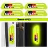 Car Stickers Wheel Eyebrows Reflective Warning Stickers Reflective Strip Accessories For S1 Crown GR Corolla YARIS Auris JH0