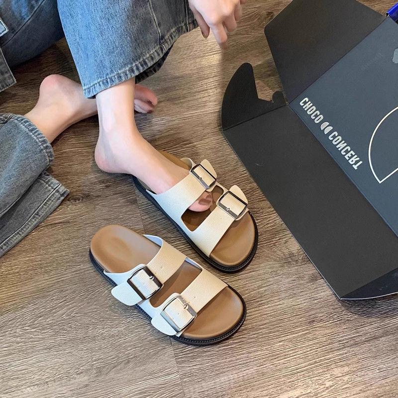 2025 Summer Women's Thick-Soled Open-Toe Beach Slippers - Soft, Comfortable, Stylish