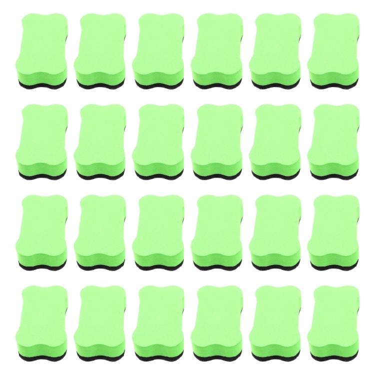 24 Pcs Magnetic Whiteboard Cleaner Whiteboard Eraser Bone Shape Dry Eraser For Educators