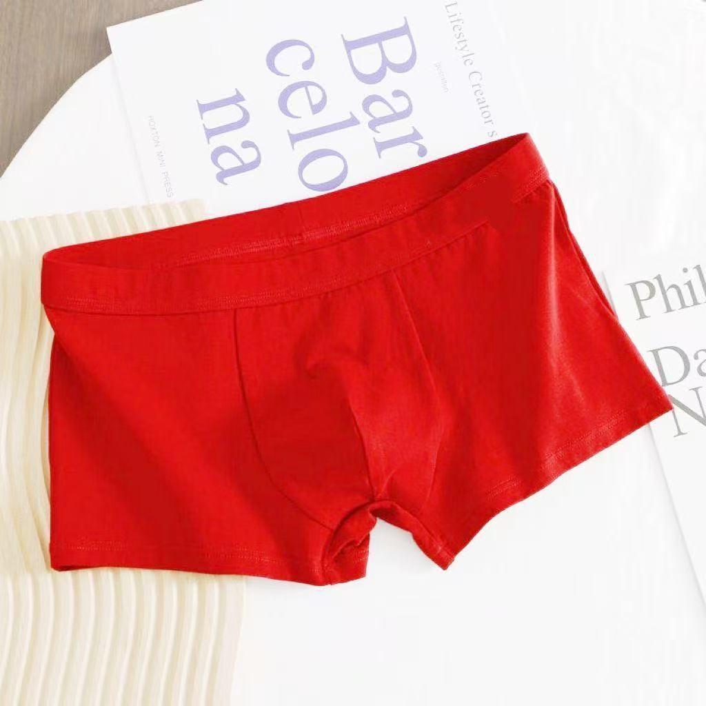 Men's Burgundy Breathable Boxer Briefs - New Wedding Collection