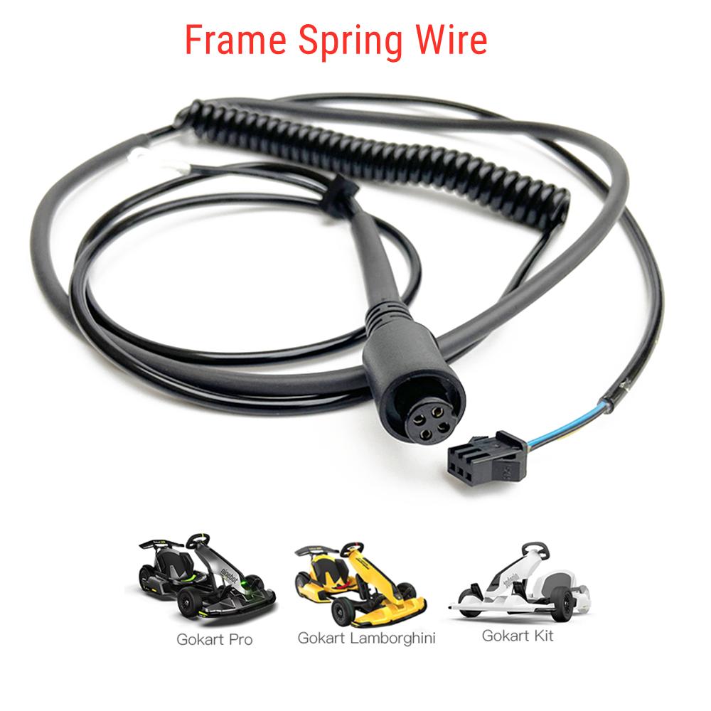 Original Ninebot Frame Spring Wire Parts For Ninebot by Segway Go Kart Kit Gokart PRO Refit Spring Wire Replacements Accessories Frame Spring Wire