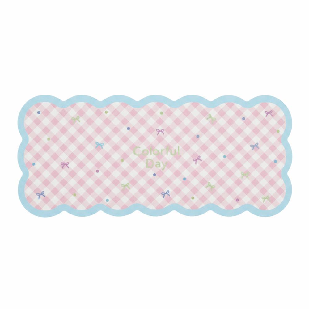 Gingham Mouse Pad Cute Table Blotter Table Cushion Desk Mat  Students