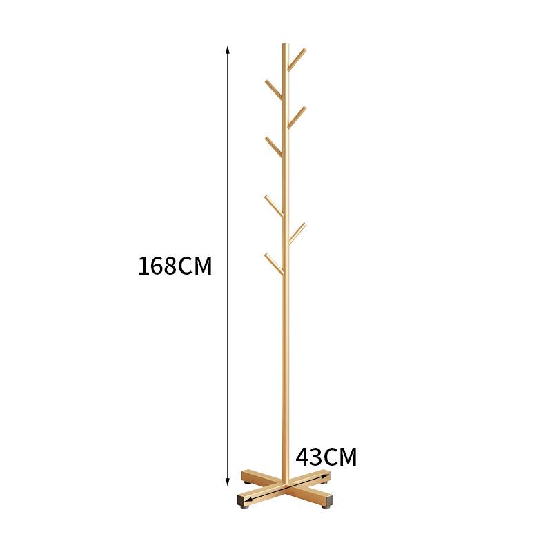 Elegantní kovový stojan na oblečení a úložná police na podlahu do ložnice a obývacího pokoje