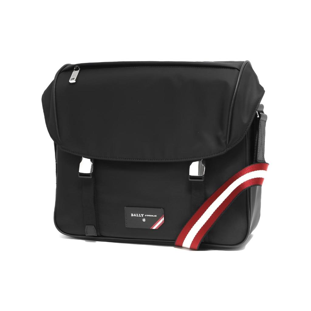 Bally Fabro Solid Color Casual Nylon Messenger Bag Men Bags Black 6226335