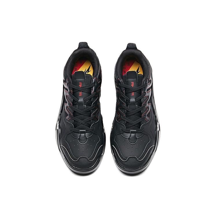 Anta Life Collection Low top Skateboard Shoes Men's Black Red 112018041-6