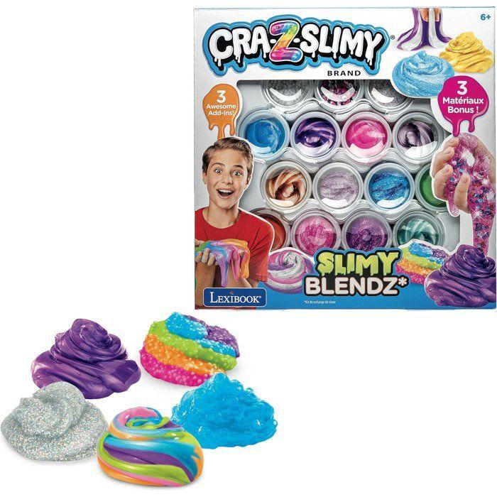 LEXIBOOK CRAZART - Kit de mélanges Slimy
