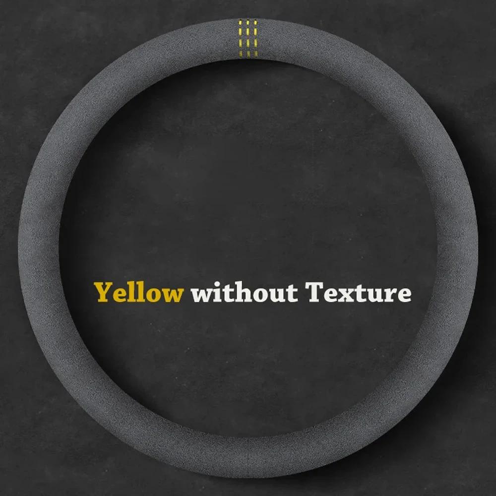 

Автомобільні чохли на рульове колесо з коров ячої замші, універсальні дихаючі чохли на рульове колесо 37-38 см, автомобільні аксесуари