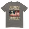 Jesus Is My Savior Trump Is My President Trump 2024 Usa Flag TShirt