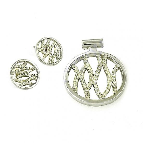 

Оптовый серебряный кулон с драгоценными камнями, подвеска CZ