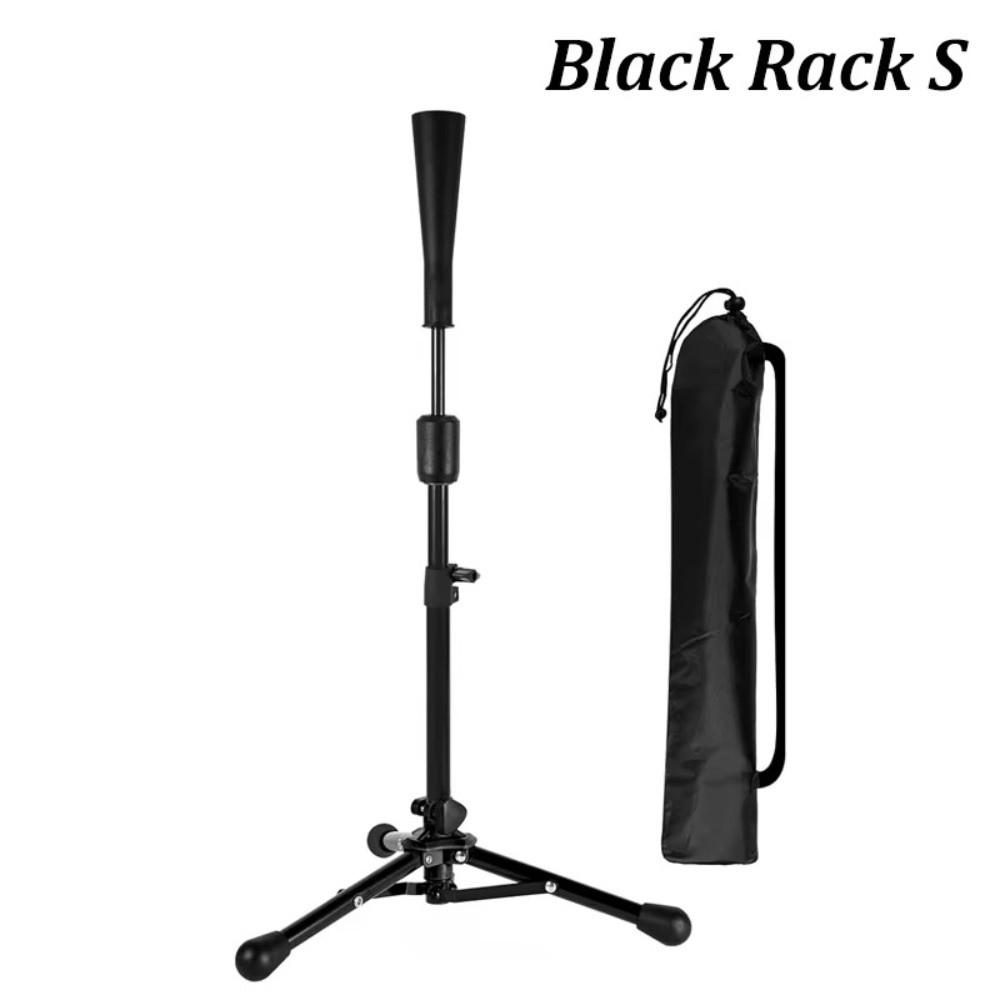 Adjustable Pickleball Training Stand Height 23 to 39 inches Hitting Training Tee Youth Teens Youth Teens&Black
