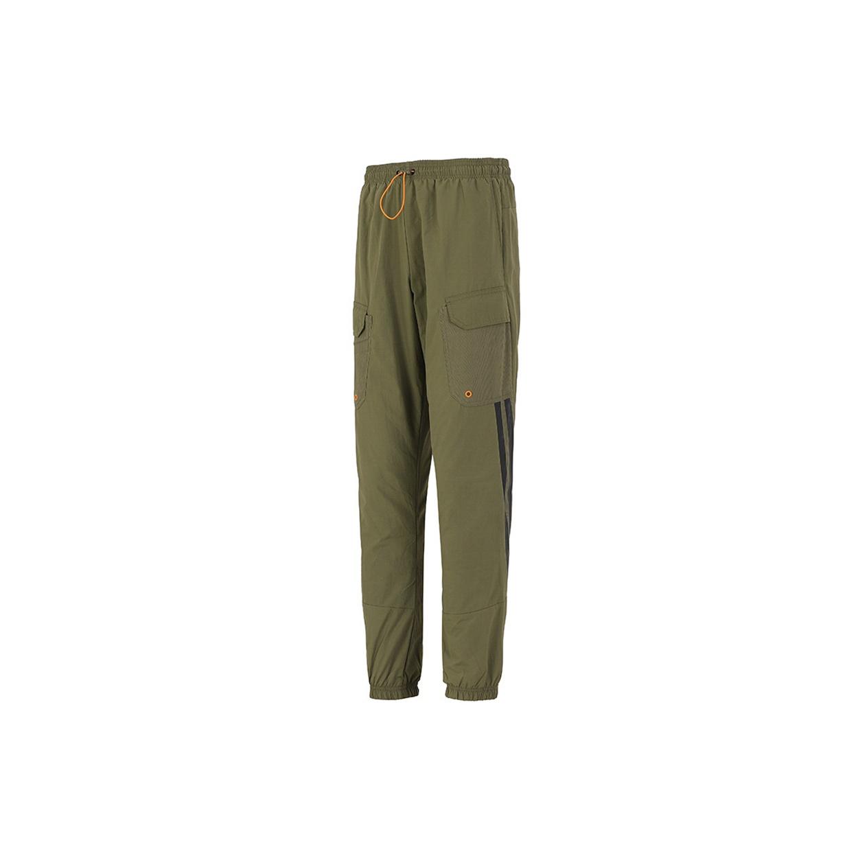 Men s adidas Side Pocket Bundle Feet Sports Pants/Trousers/Joggers Military Green H65368 L