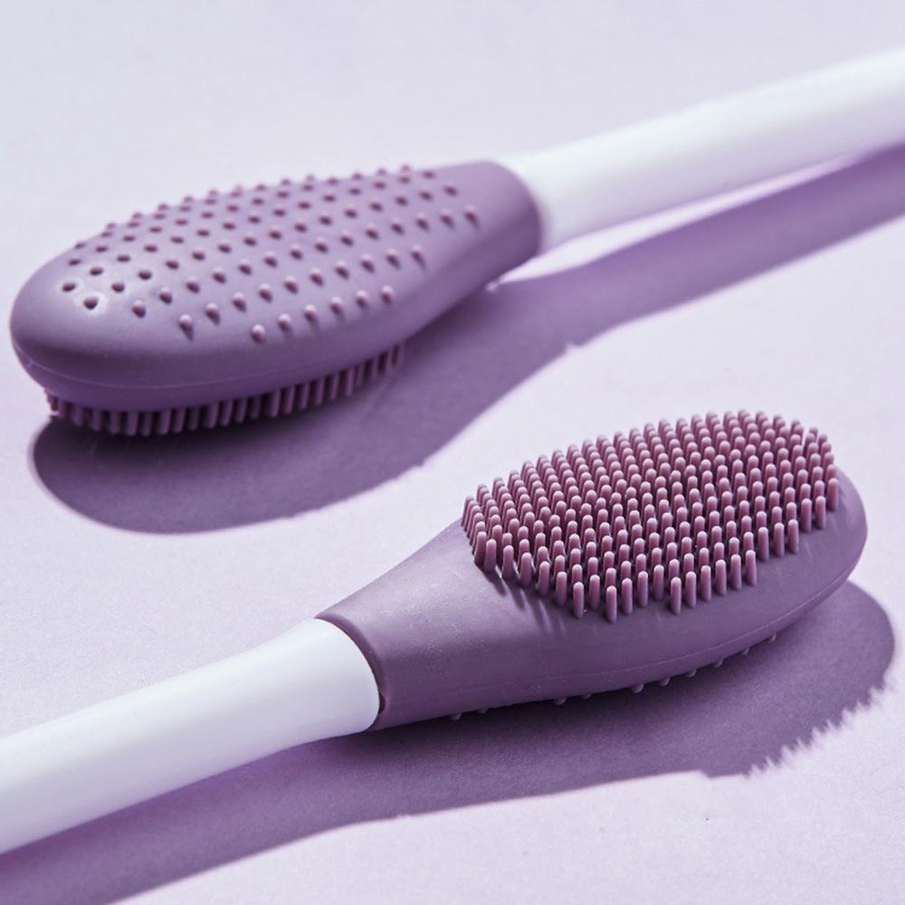 Dual-Head Silicone Face Mask Mud Clay Applicator Massage Facial Mask Brush Makeup Beauty Tool