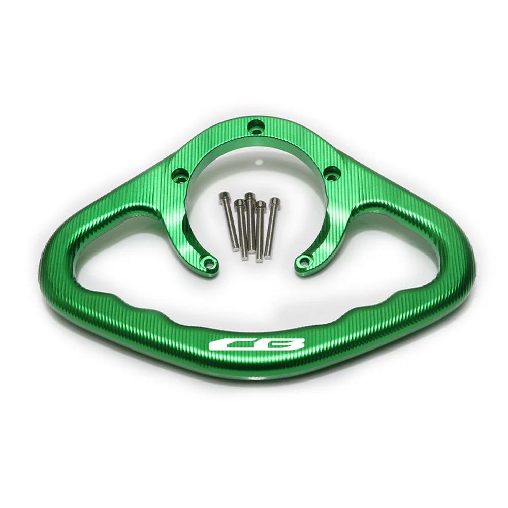 For HONDA Series CB CBR New five-hole fuel tank cap CNC Motorcycle Passenger Handgrips Hand Grip Tank Grab Bar Handles Armrest