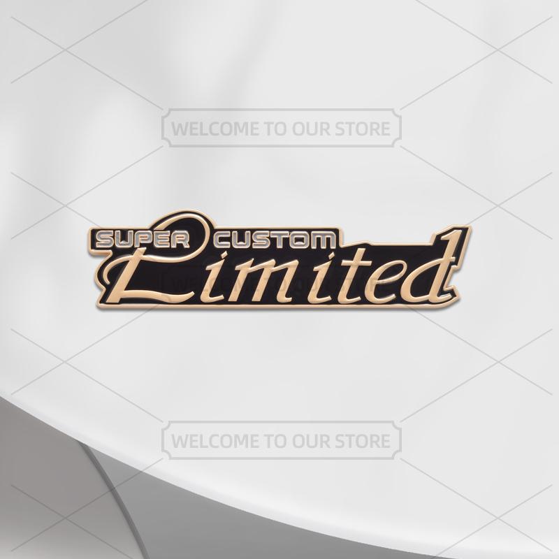 Emblemă Metalică 3D Super Personalizată Ediție Limitată Decaluri Body Autocolant Spate Auto Pentru Toyota Ford Hyundai Kia Mercedes BMW Skoda
