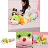 Giant Soft Caterpillar Sleeping Pillow Plush Toy For Kids In Colorful Multicolor Design