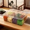 1 pièce Boîte de rangement pour sachets de thé en acrylique avec couvercle - Organisateur multifonctionnel pour dosettes de café, récipient à compartiments pour bureau, maison, cuisine