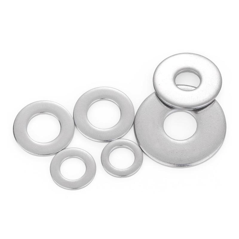 Thickened 304 Stainless Steel Flat Washer Spacer (M4-M8)