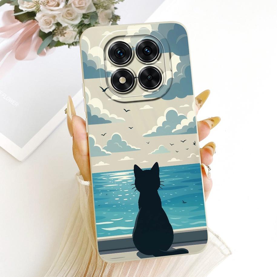 For Xiaomi Redmi Note 14 Pro 5G Case Cute Cartoon Cat Duck Candy Painted Soft Silicone Cover For Redmi Note 14 Pro Plus 5G Shell