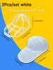 2Pcs/set Hat washing set, baseball duckbill cap, washing and sun drying integrated, non deformed machine wash protective rack