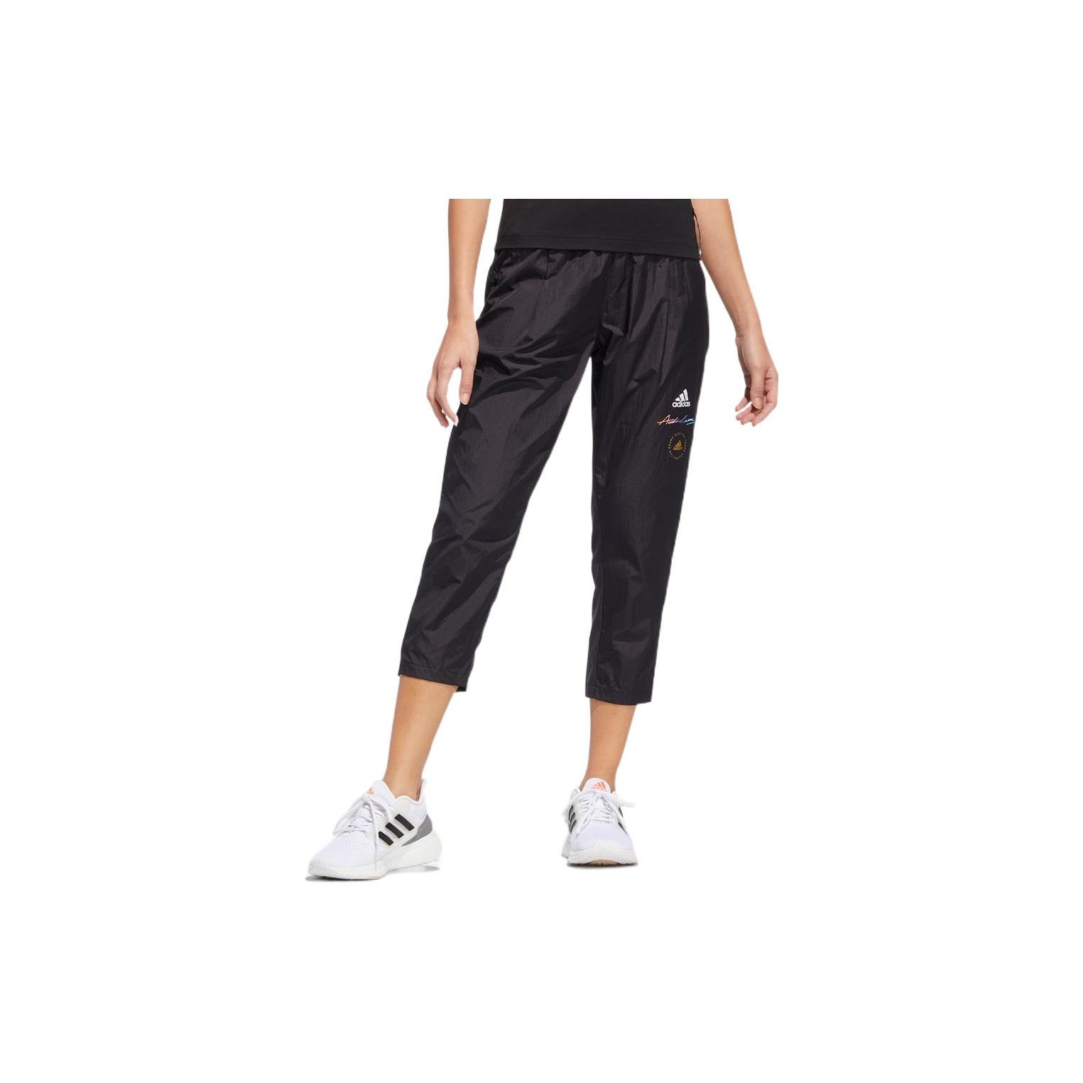 Adidas Women s Essentials Training 3/4 Track Pants Black HE9958 L