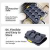 Non-stick Heart-Shaped Baking Mold 12-Cavity Chocolate Mold Silicone Cake Mold  Brownies Making