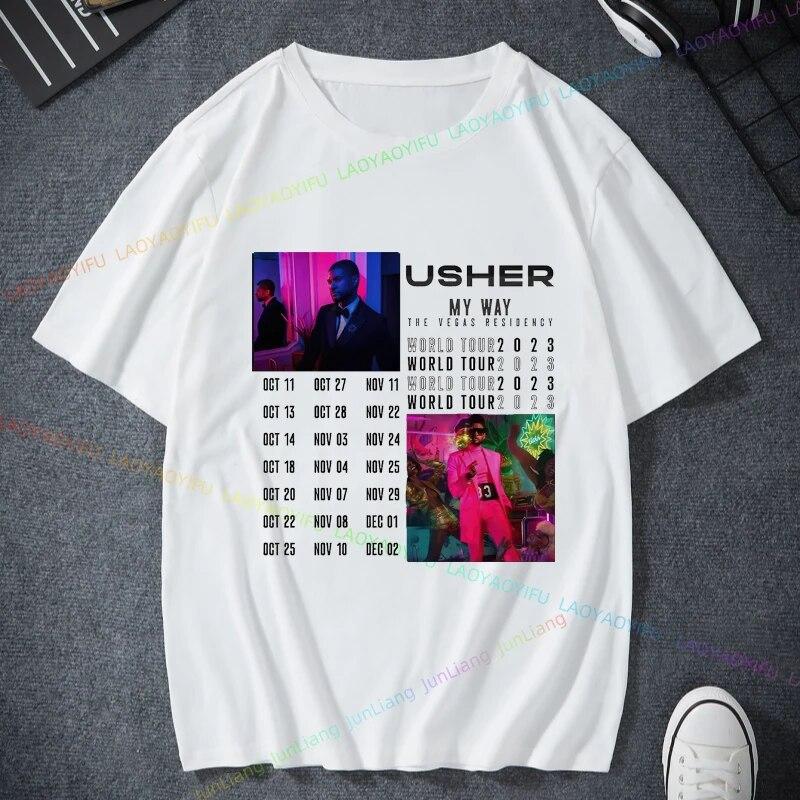 

Прерванный концерт Usher, одежда унисекс, хип-хоп, рэпер, уличная одежда, забавные подарки, винтажная одежда унисекс, футболки с рисунком, топы Y2k 4XL