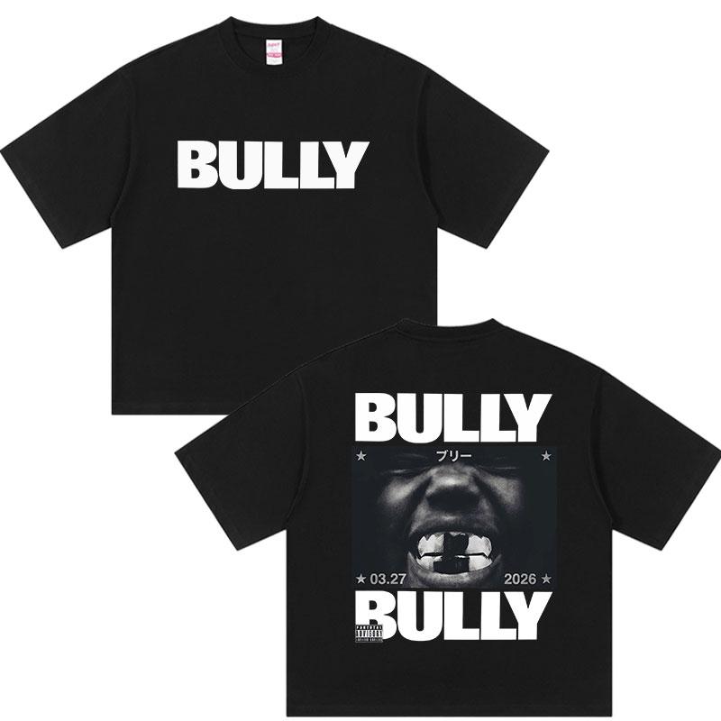 Rapper Kanye West Bully New Album 2026 Graphic T Shirt Unisexs Hip Hop Pop Music Short Sleeve Tshirt Retro Cotton Tees Streetwear