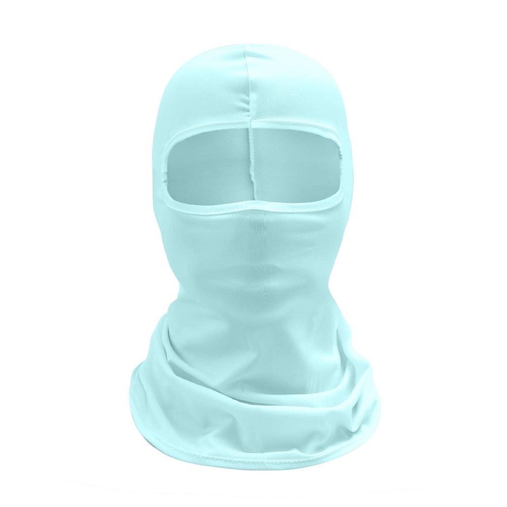 Summer Ice Silk Sunscreen Face Mask: Windproof Dustproof Balaclava for Cycling, Biking, and Outdoor Sports