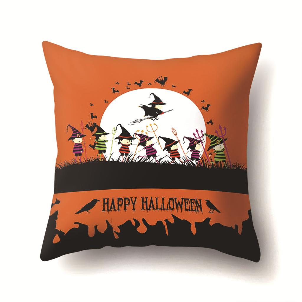 Halloween Kissenbezug Auto Lendenkissen Kürbis Sofa Kissenbezug Büro Zuhause Wohnzimmer Kissenbezug