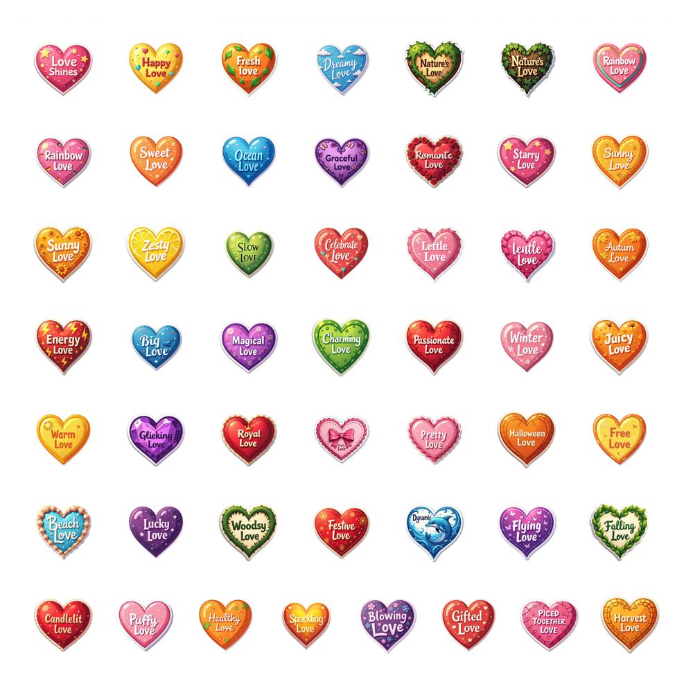 

50pcs Stickers Stationery Stickers DIY Stickers For Suitcase Fridge Phone Luggage Laptop Guitar Car Sticker Laptop