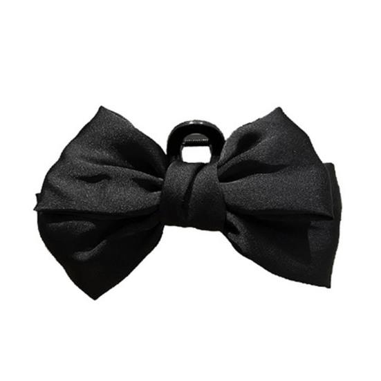 

Заколка для волос, модный весенний дизайн, легкая заколка для головы, двусторонний декор с бантом, заколка для волос в душе, украшение для волос, заколка для волос чёрный