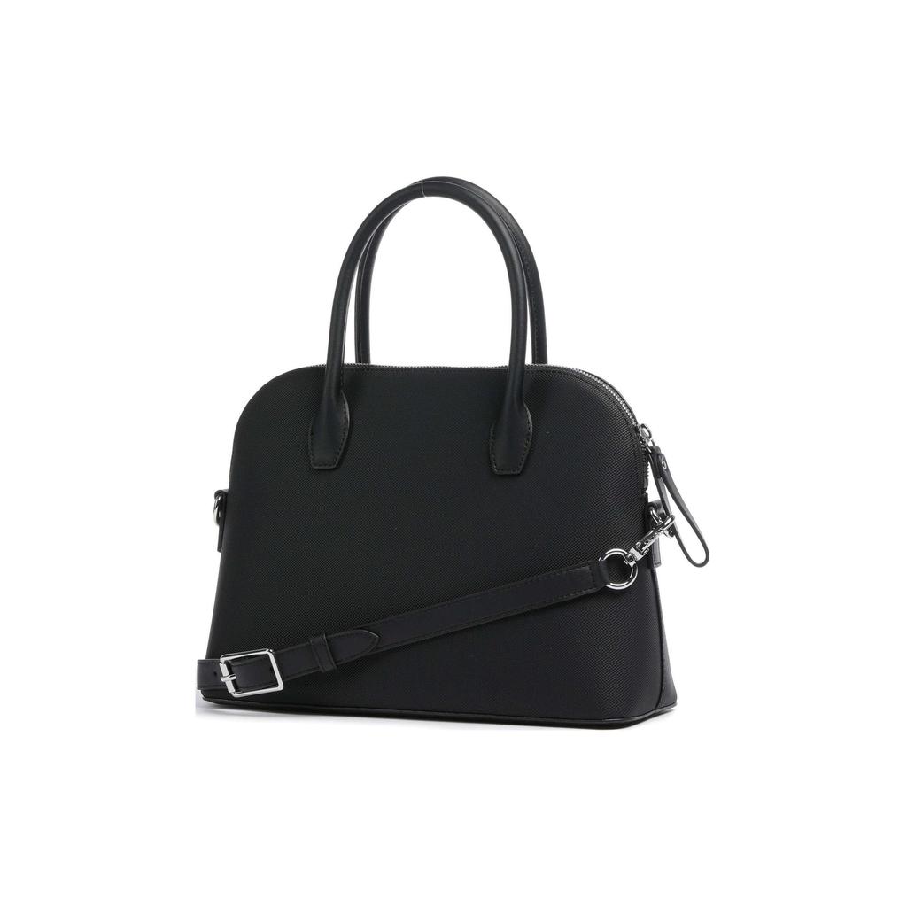 Lacoste Polyurethane Shoulder Bag, Crossbody Bag, Handbag Women's Black NF4370DB000