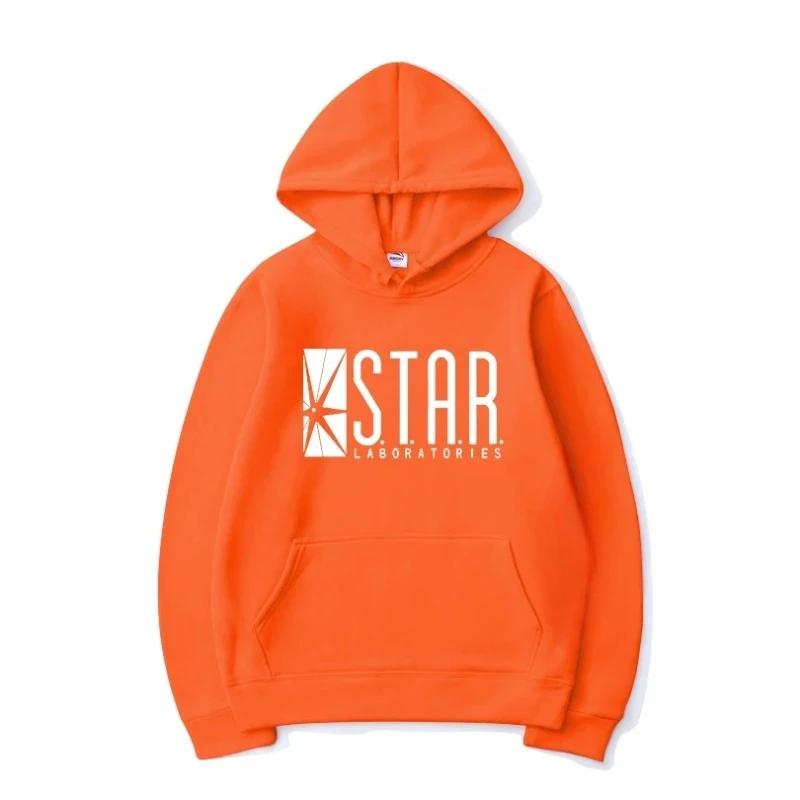 2025 hoodie solid color Star Labs warm pullover fashionable hip-hop street wear men's and women's autumn and winter hoodies